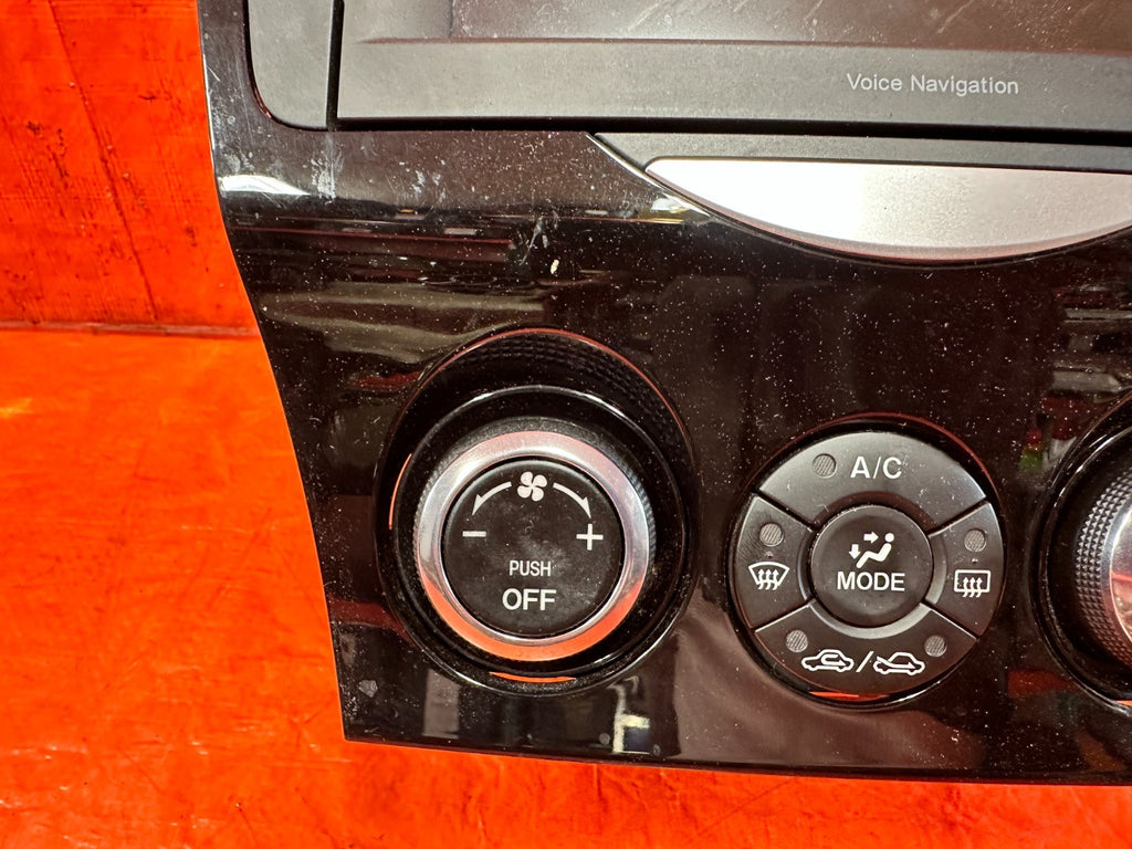 09 11 MAZDA RX8 RX 8   VOICE NAVIGATION RADIO WITH CLIMATE CONTROL FF60 66 DV0A4