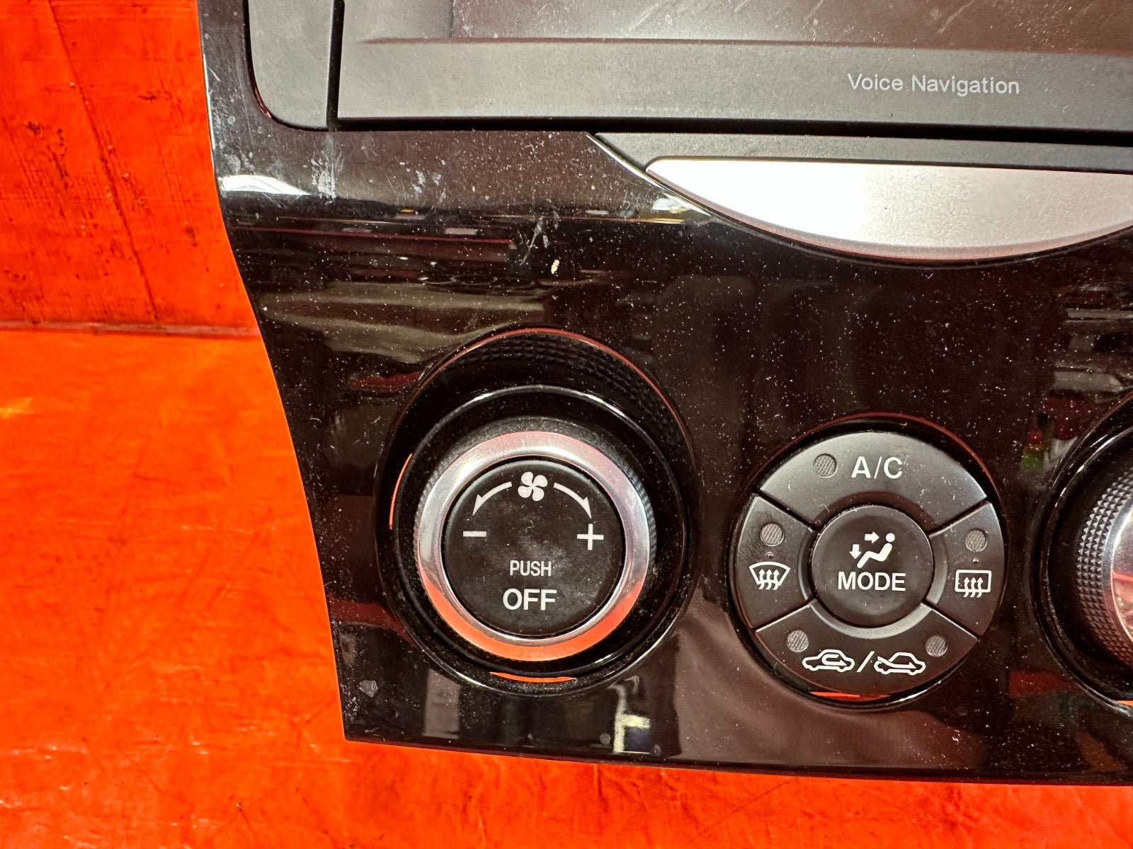 09 11 MAZDA RX8 RX 8   VOICE NAVIGATION RADIO WITH CLIMATE CONTROL FF60 66 DV0A4