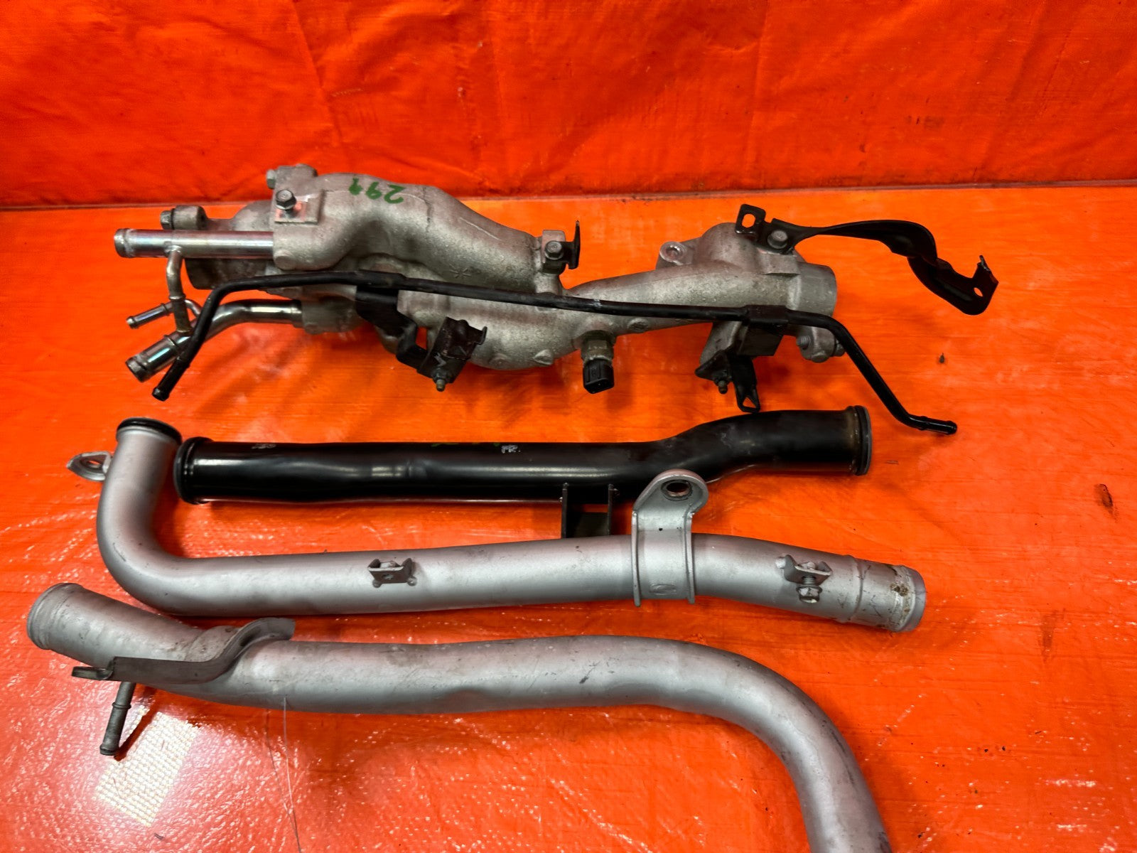 13 16 HYUNDAI GENESIS COUPE 3.8L   ALUMINUM COOLANT PIPE WATER PASSAGE   OEM 2994