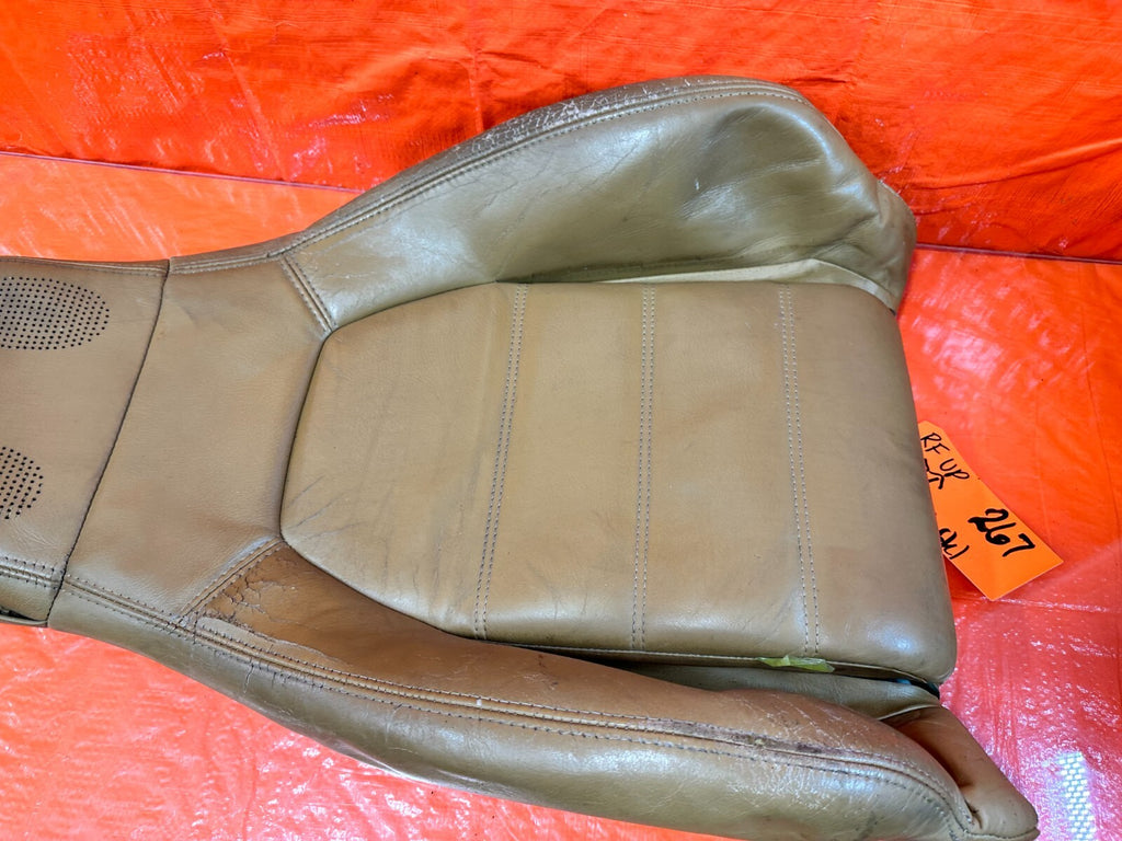 1993 93 MAZDA MX 5 MIATA   PASSENGER RIGHT FRONT UPPER SEAT SKIN WRAP COVER 2678
