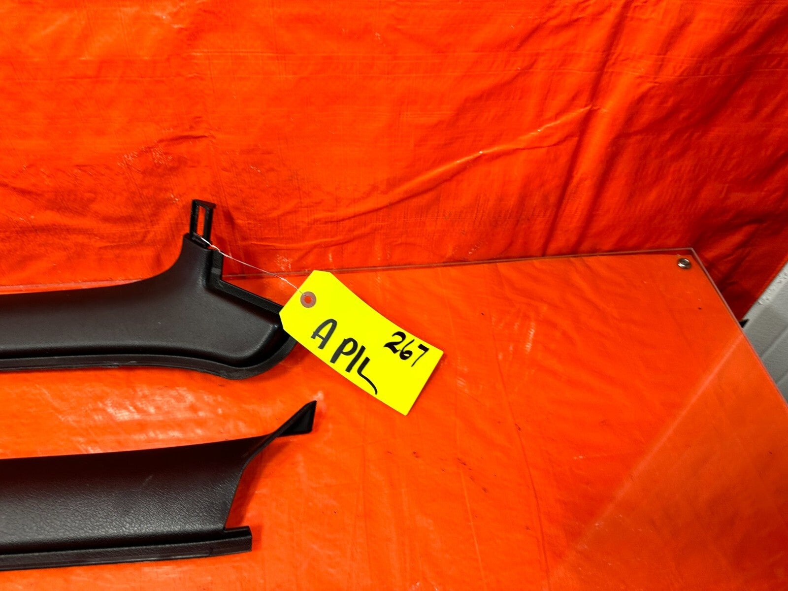 90 97 MAZDA MX 5 MIATA   LEFT & RIGHT A PILLARS   BLACK   OEM FACTORY #2674