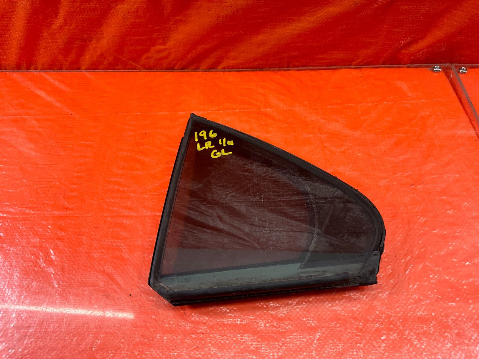 04 08 ACURA TSX   DRIVER LEFT REAR   DOOR VENT GLASS   OEM FACTORY #1960