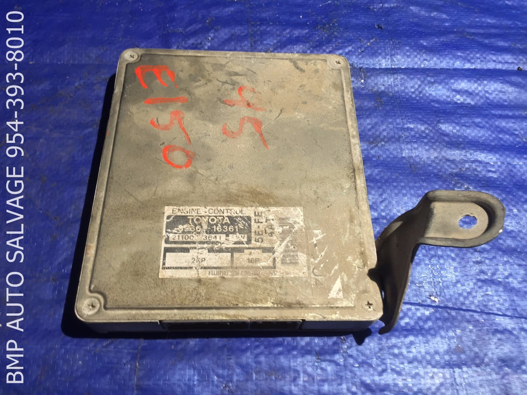OEM 1996 TOYOTA TERCEL ECU # 89661 16361 ENGINE COMPUTER BRAIN ECM #1112 #RM770