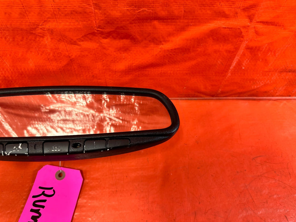 2004 04 NISSAN 350Z   REAR VIEW MIRROR W/ HOMELINK OPTION   LIL BIT OF WEAR OK4