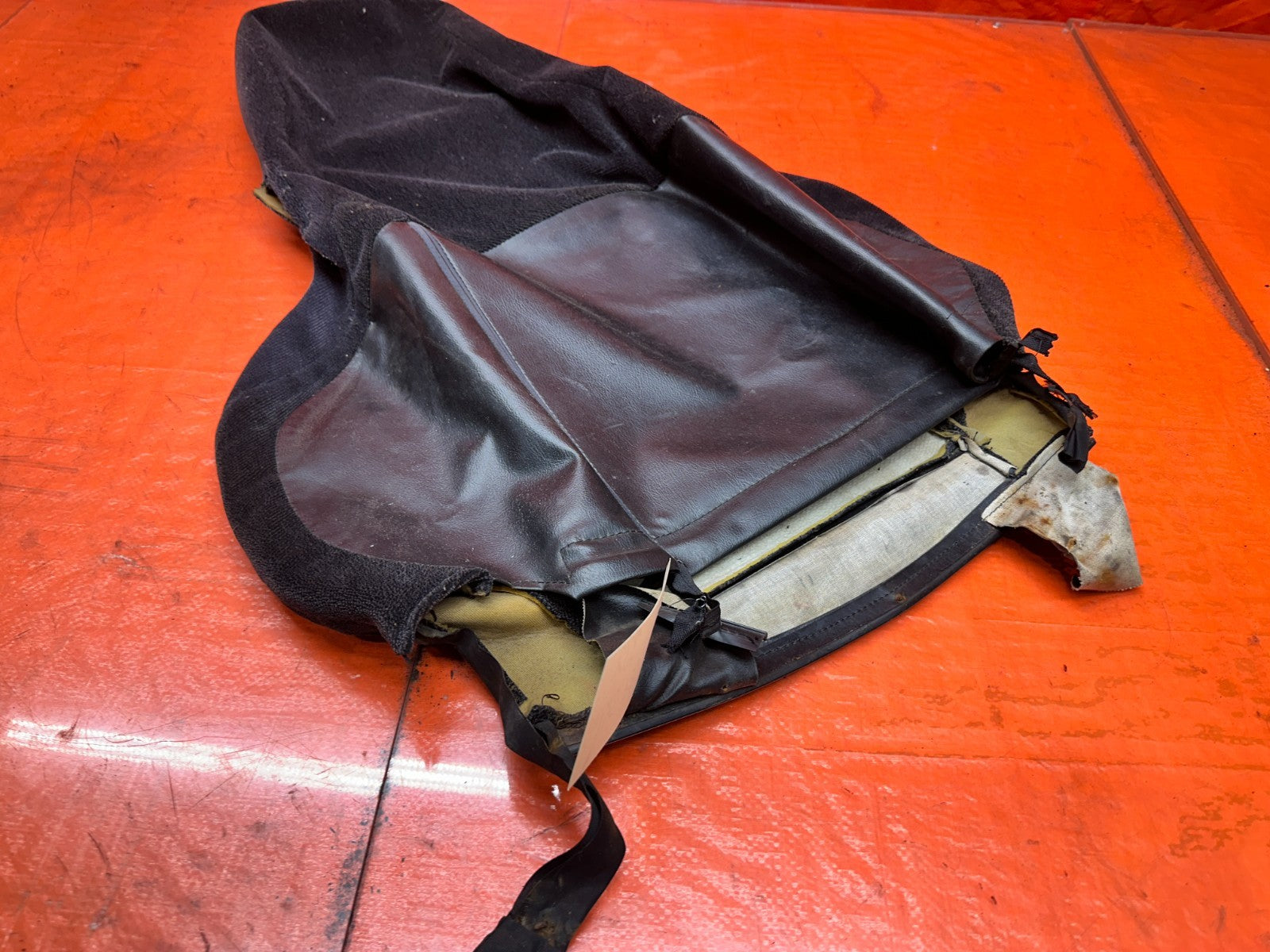 92 96 HONDA PRELUDE LEFT FRONT UPPER SEAT CLOTH SKIN OEM #33213