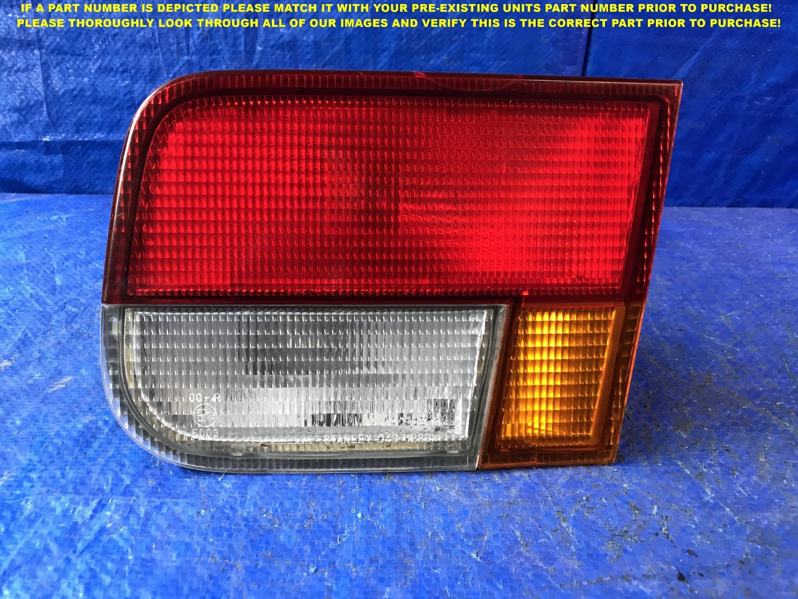 OEM 1996 1997 1998 96 97 98 HONDA CIVIC 2D COUPE PASSENGER RIGHT TAIL LIGHT   0