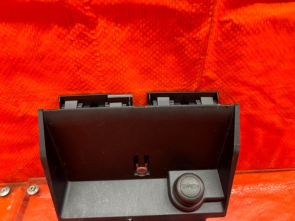 12 21 SUBARU WRX & STI SEDAN   CENTER CONSOLE TRIM TRAY PANEL W/ 12 V OEM #1706