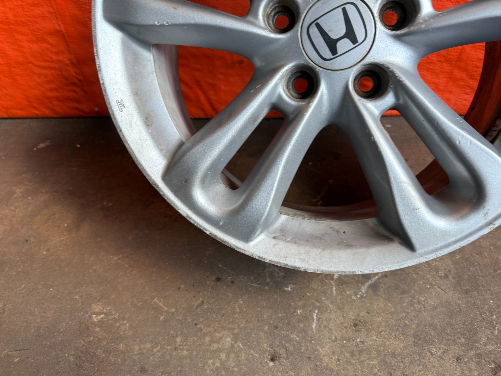 06 11 HONDA CIVIC SI   FACTORY 5 SPOKE 17 INCH WHEEL RIM   OEM GENUINE OE 306 14