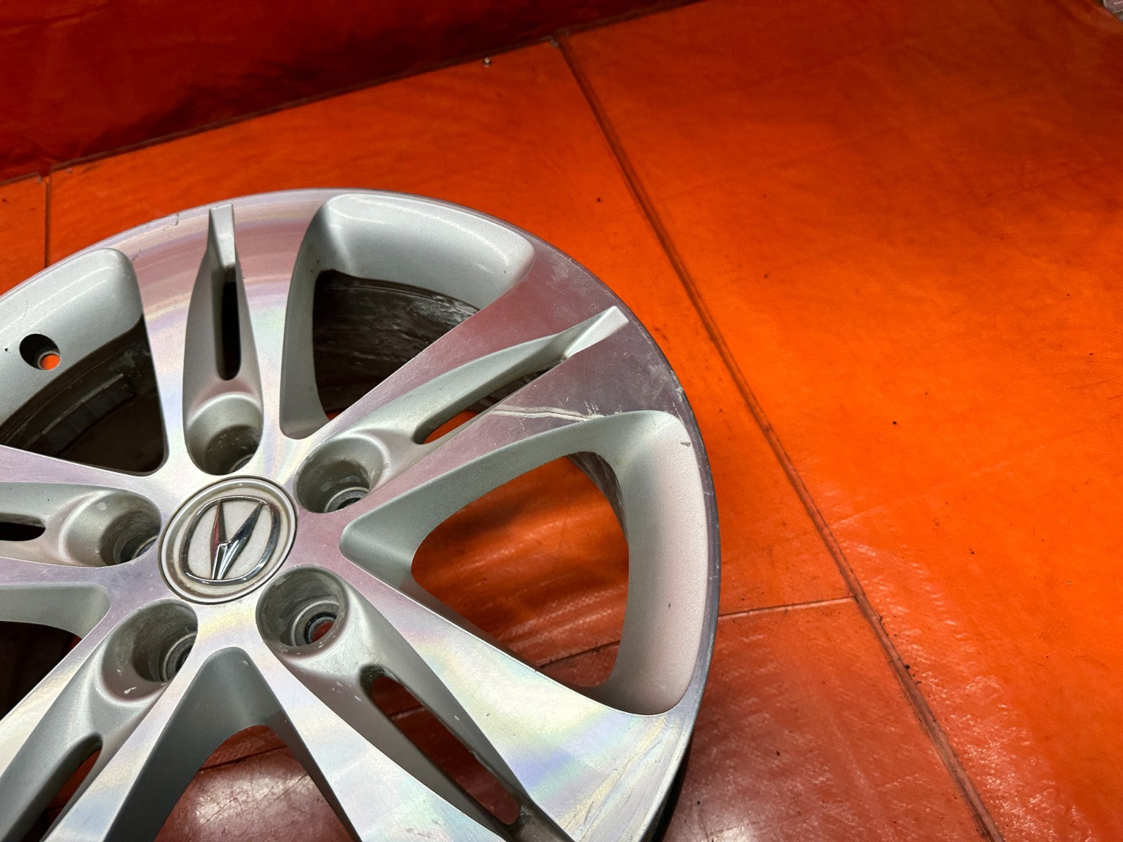 09 14 ACURA TSX V6 18 INCH 5 SPOKE ALLOY WHEEL RIM 18x8 5x114.3 OEM FACTORY  25