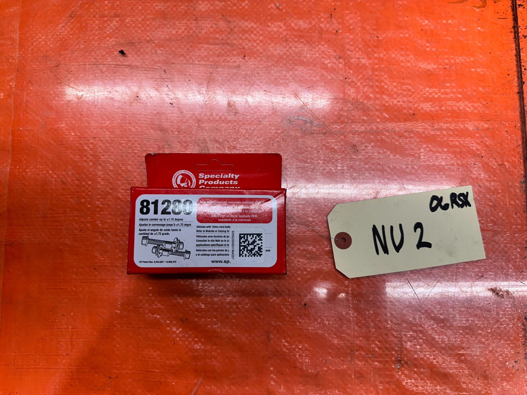 SPC PERFORMANCE 81280 FRONT CAMBER BOLT KIT NEW IN BOX0