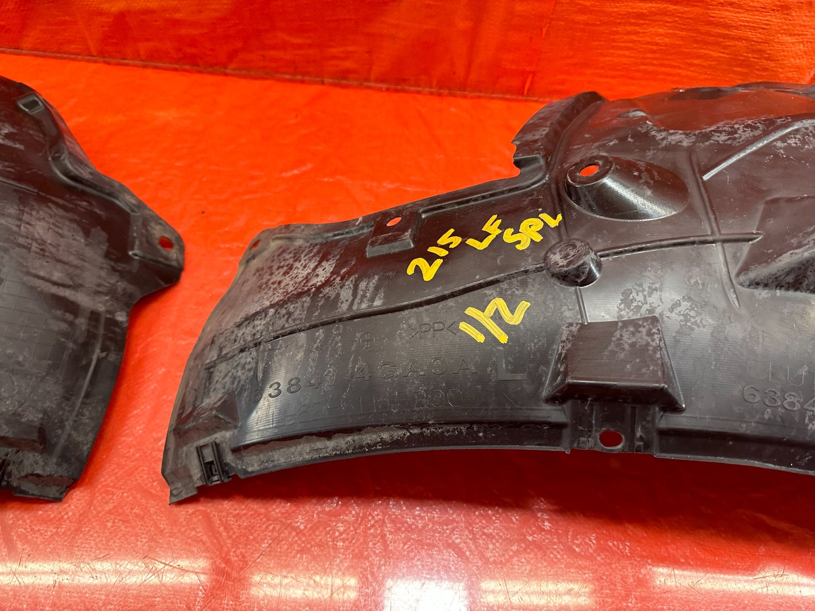 14 20 INFINITI Q50   DRIVER LEFT FRONT   FRONT & REAR FENDER LINER SPLASH SHIELD9