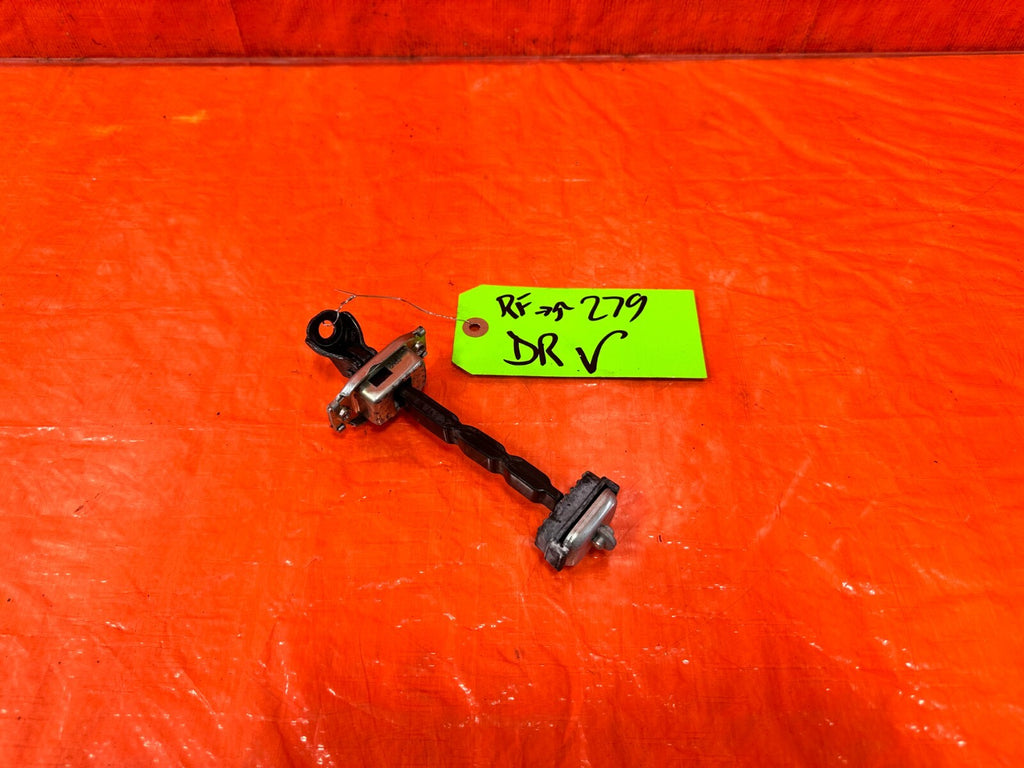 09 14 ACURA TSX   PASSENGER RIGHT DOOR CHECKER HINGE ARM STOPPER   OEM #2790