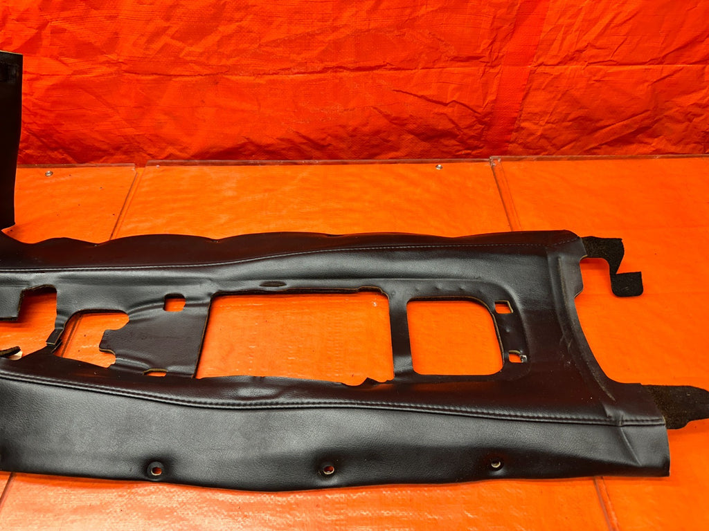 00 03 HONDA S2000 AP1 2.0L BLACK LEATHER CENTER CONSOLE TUNNEL TRIM COVER OEM #310