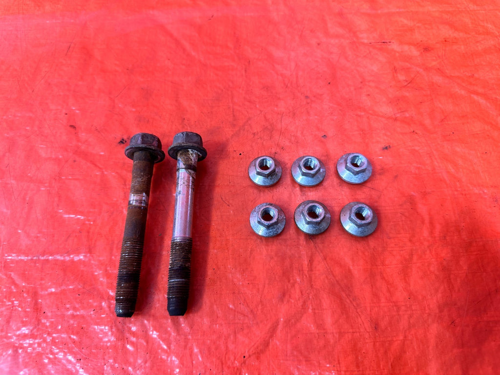 14 15 INFINITI Q50 3.7L   REAR SHOCK STRUT BOLTS NUTS HARDWARE   OEM 3131