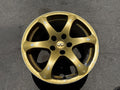 03 07 INFINITI G35 COUPE REAR FACTORY WHEEL RIM 6 SPOKE 17X8 OEM FACTORY #298 10
