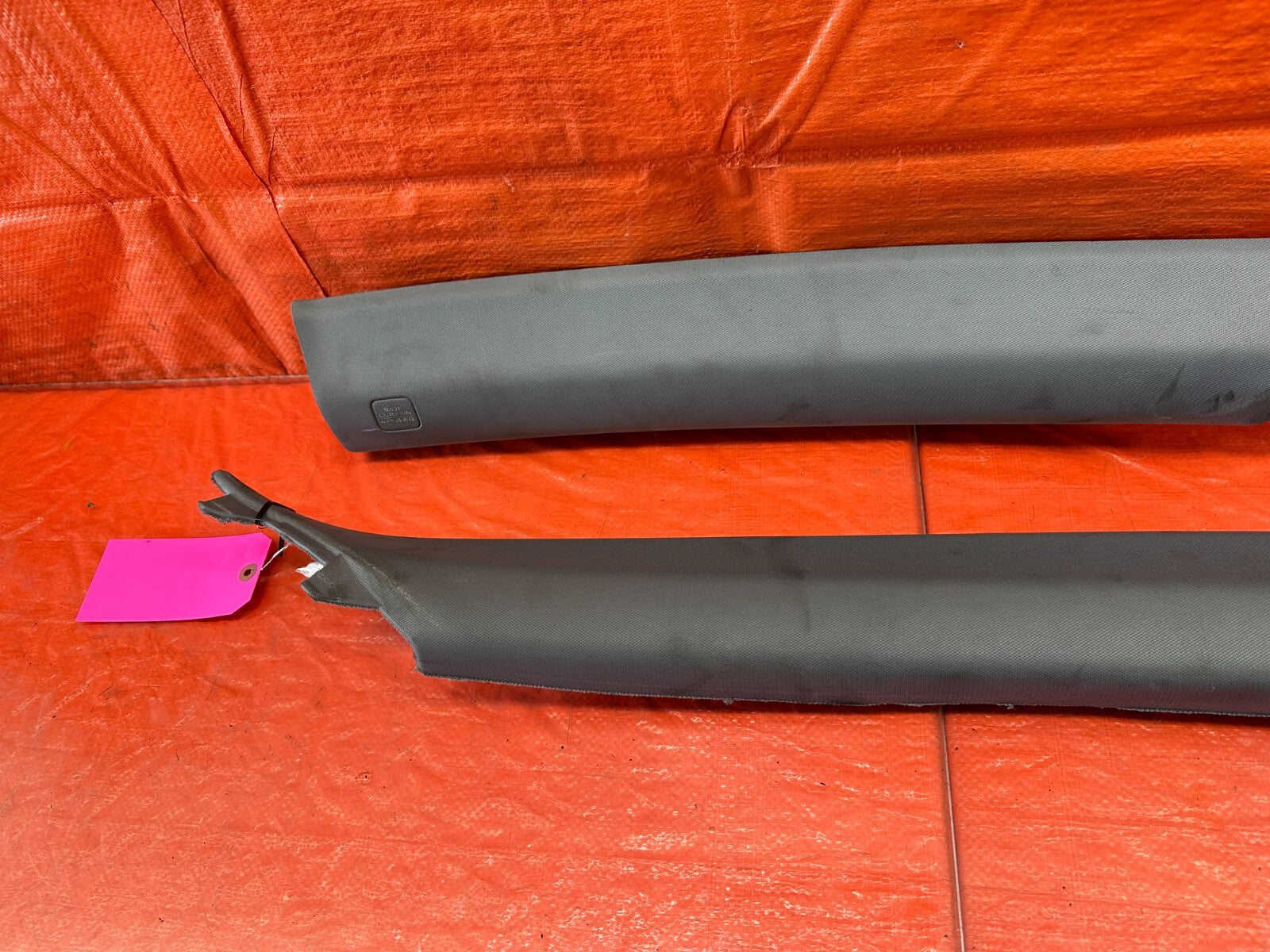 04 08 ACURA TL   LEFT AND RIGHT INTERIOR A PILLARS   MOONLAKE GRAY COLOR OEM 2349