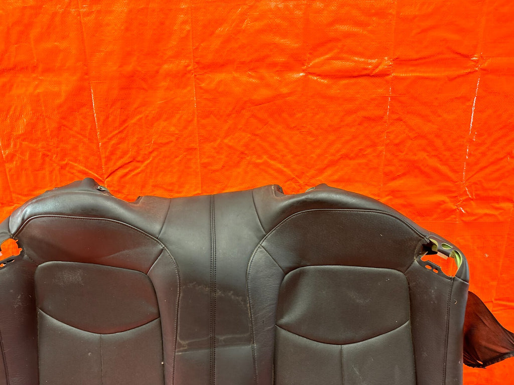 09 15 INFINITI G37 CONVERTIBLE BLACK LEATHER UPPER SEAT LOWER SKIN WRAP OEM 2783