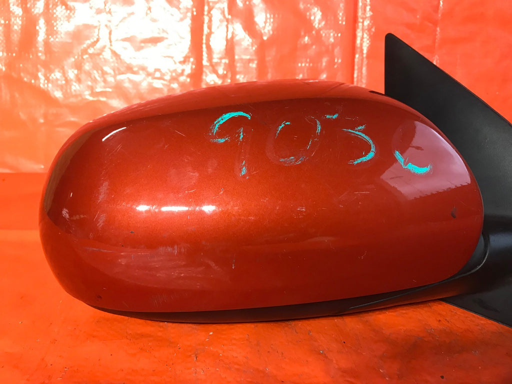 OEM 2010 10 HYUNDAI ACCENT PASSENGER RIGHT SIDE VIEW MIRROR   ORANGE E13 0274271
