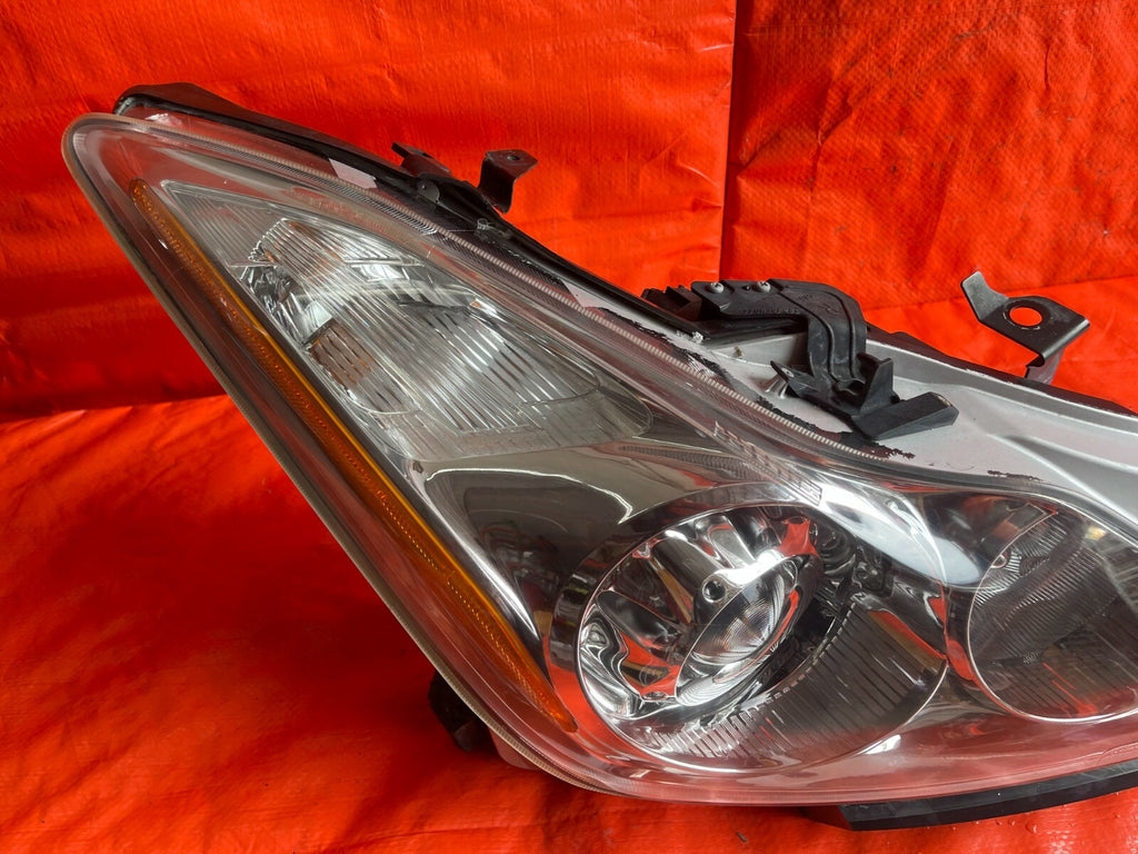 08 10 INFINITI G37 SPORT S COUPE  PASSENGER RIGHT HEADLIGHT HEADLAMP NON AFS OEM6