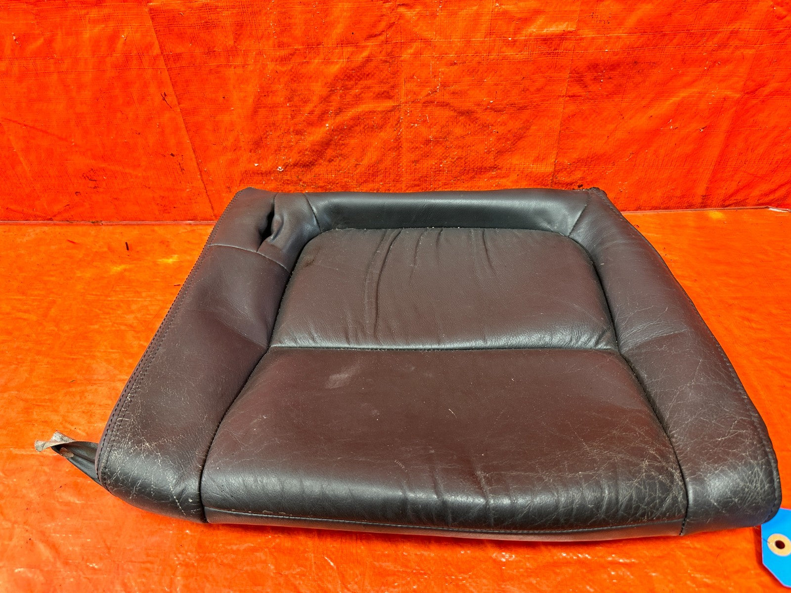 94 01 ACURA INTEGRA 2D   DRIVER LEFT REAR LOWER GRAY SEAT SKIN LEATHER OEM 3091