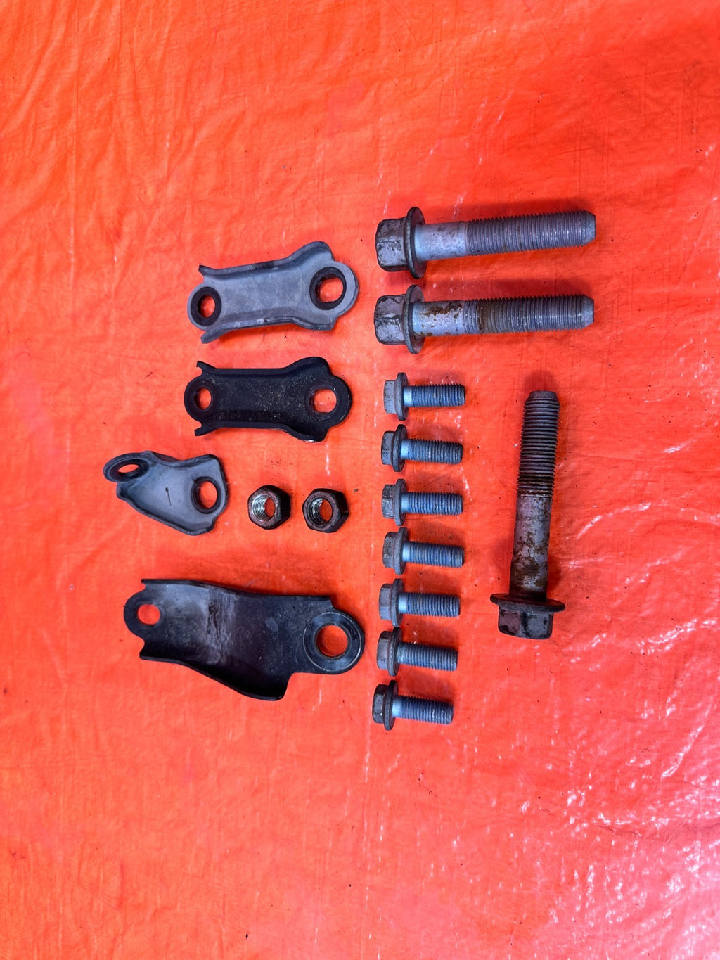 18 22 HONDA ACCORD 1.5L   POWER STEERING RACK BOLTS BRACKETS HARDWARE   OEM #3244