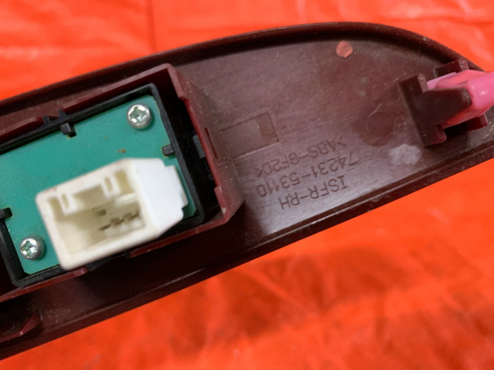 06 08 LEXUS IS250 IS350 PASSENGER RIGHT FRONT WINDOW SWITCH   OEM OE FACTORY4