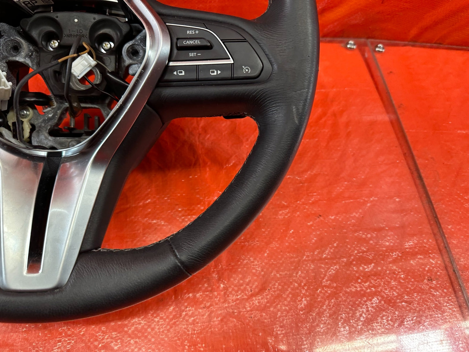 17 20 INFINITI Q60   RED SPORT 400   STEERING WHEEL W/ PADDLE SHIFTERS   OEM 2005