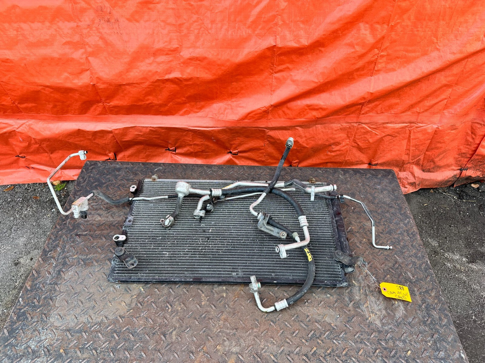 2002 02 LEXUS SC430   AC LINE SET LINES PIPES HOSES W/ CONDENSER OEM FACTORY 2880