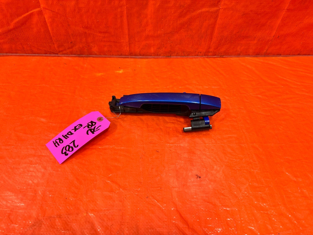 08 14 SUBARU IMPREZA WRX & STI   RIGHT REAR EXTERIOR DOOR HANDLE BLUE OEM 2831
