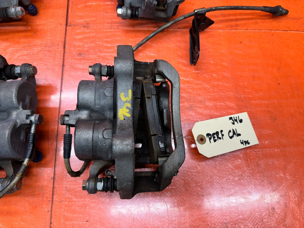 03-08 NISSAN 350Z FRONT REAR LEFT RIGHT BRAKE CALIPERS SET OF 4 OEM #3466