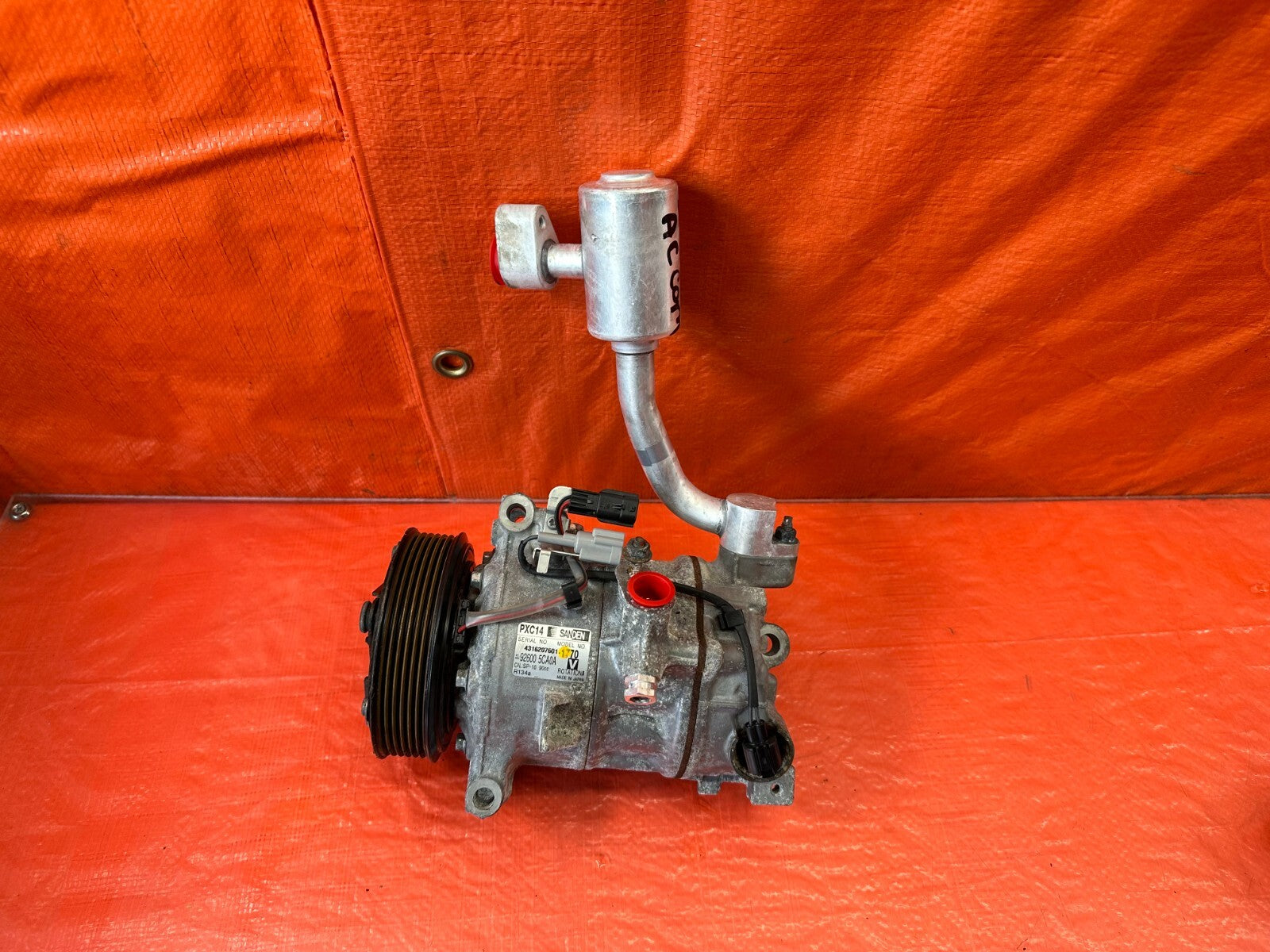 16 20 INFINITI Q50 Q60 3.0L HVAC AIR CONDITIONG AC COMPRESSOR   OEM FACTORY #2221