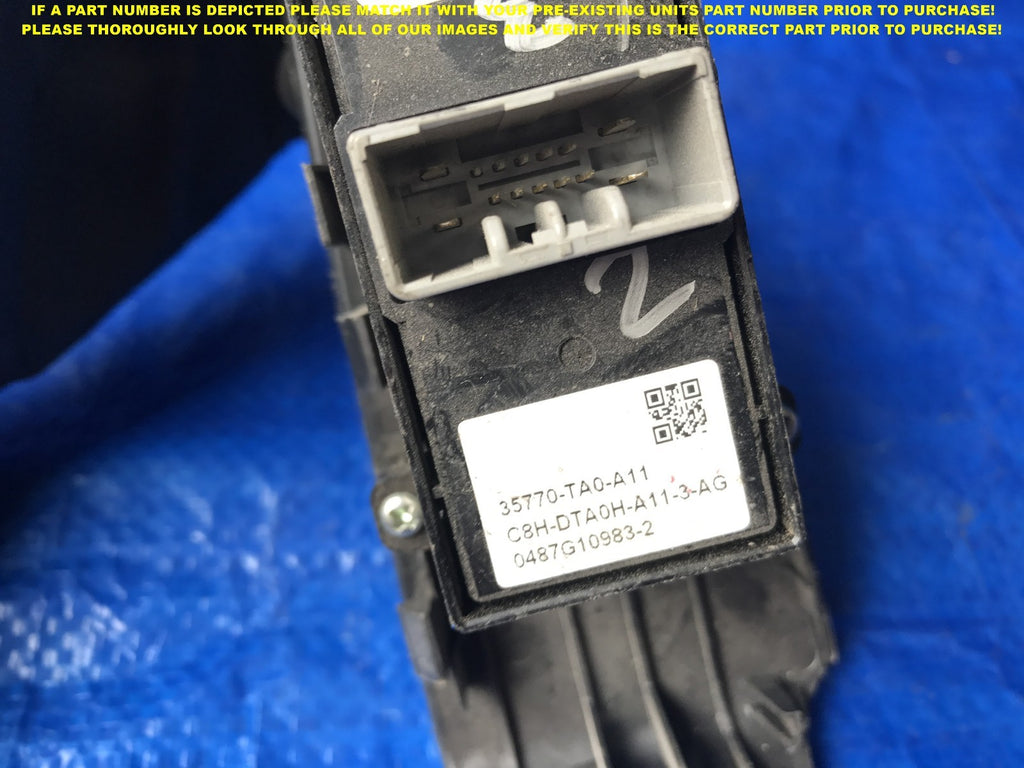 OEM 2008 2009 2010 2011 HONDA ACCORD SEDAN PASSENGER RIGHT REAR WINDOW SWITCH   3