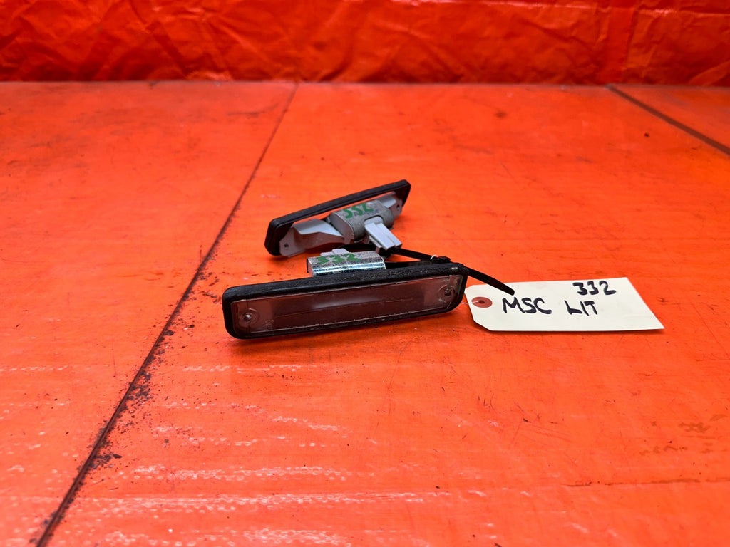 92 96 HONDA PRELUDE REAR LICENSE PLATE LIGHTS PAIR OEM #3324