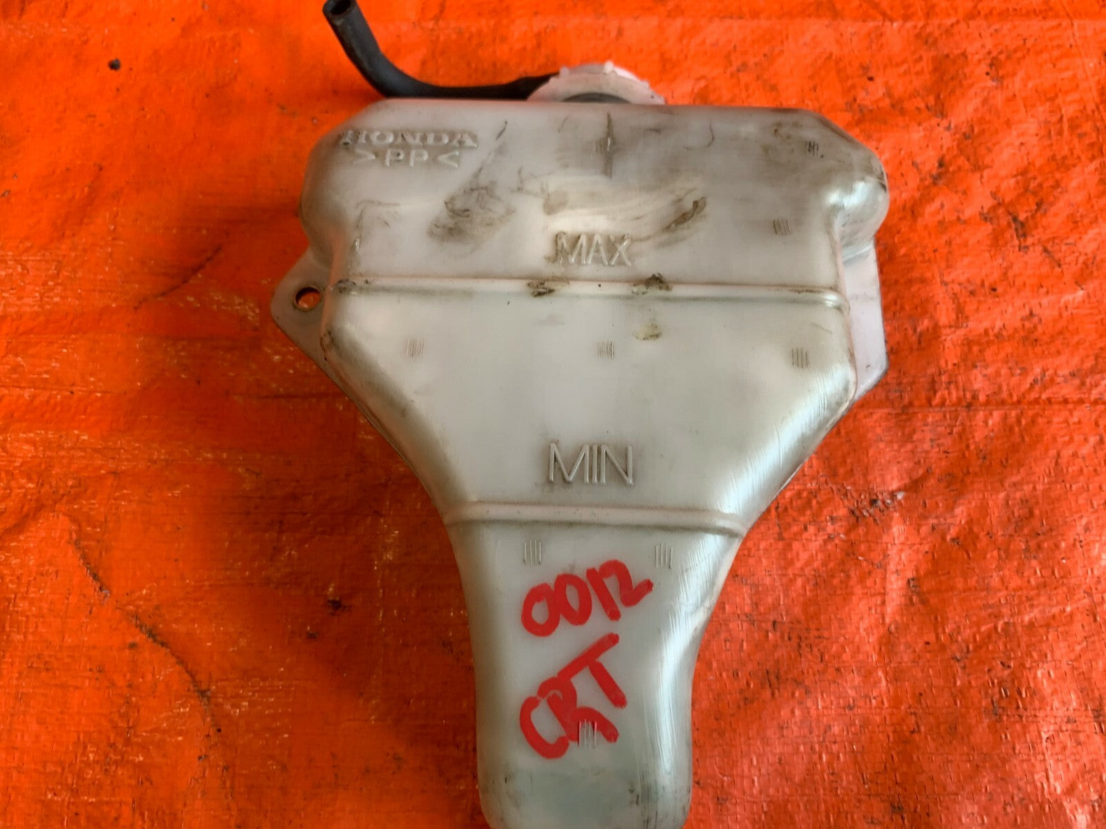 OEM 2006 06 HONDA ACCORD LX SEDAN   COOLANT OVERFLOW TANK WITH CAP AND LINE4