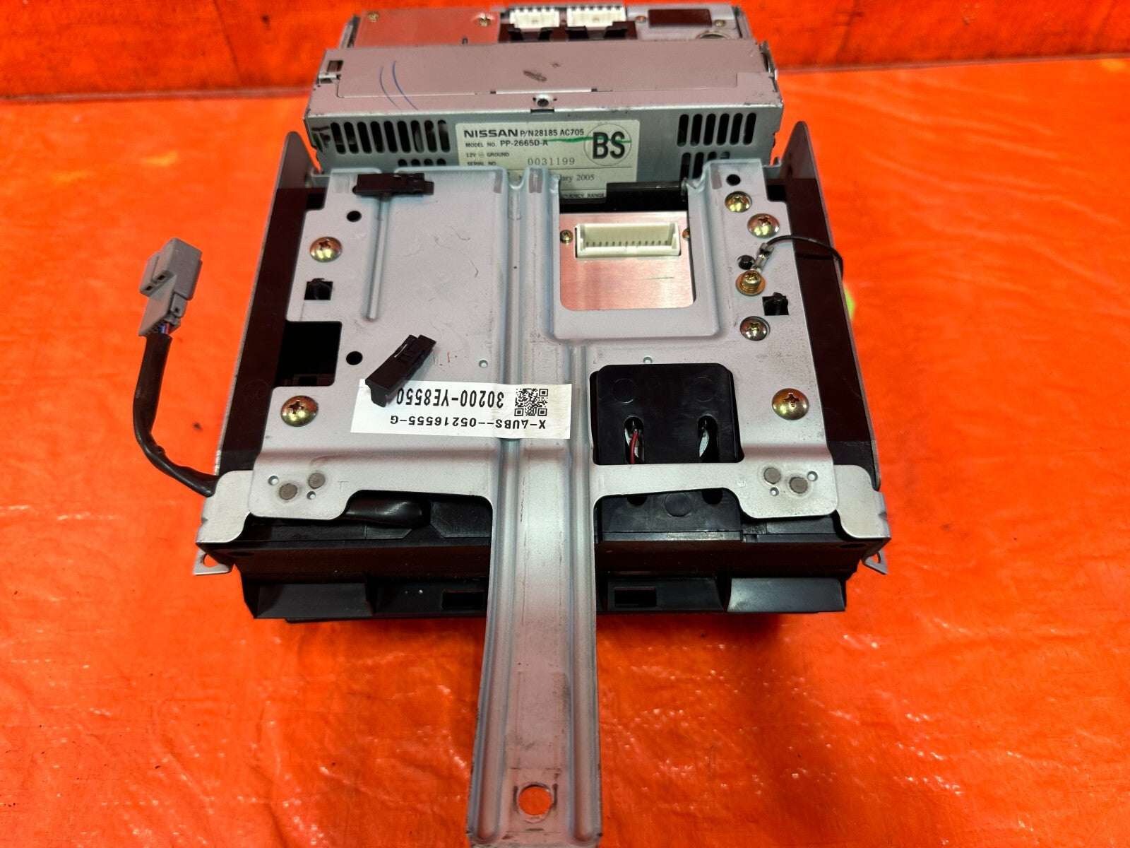 03 07 INFINITI G35 COUPE   RADIO STEREO RECEIVER   28125 AC705   OEM #2985