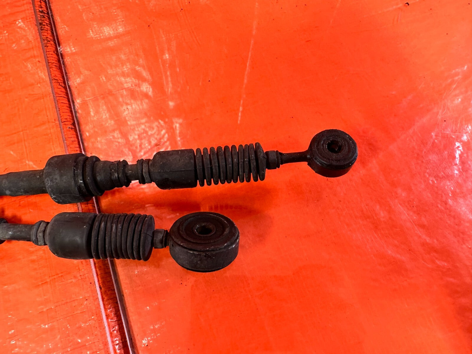 92 96 HONDA PRELUDE   MANUAL STICK SHIFT SHIFTER CABLE SET CABLES WIRES OEM #2734
