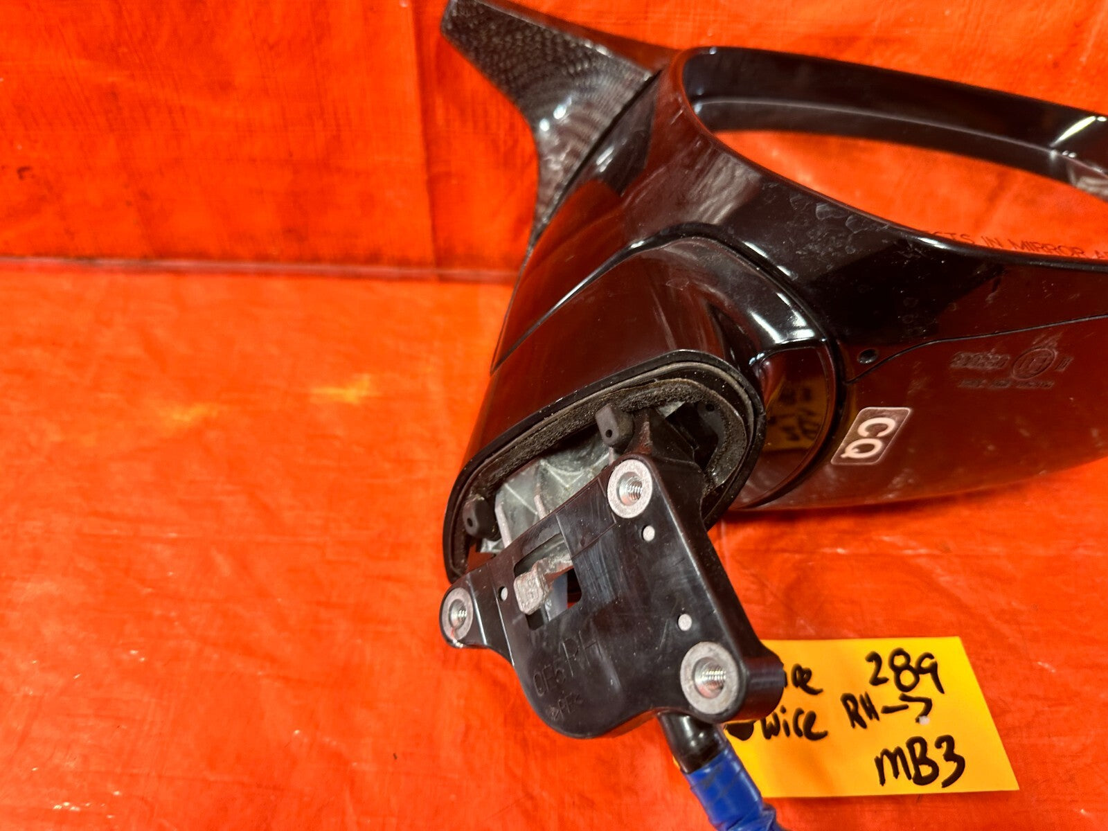 17 20 INFINITI Q60   EXTERIOR SIDE VIEW MIRROR   PASSENGER RIGHT OEM FACTORY 2894