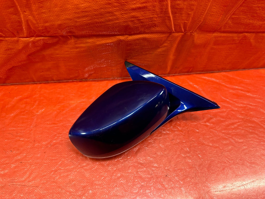 08 15 INFINITI G37 & Q60 PASSENGER RIGHT EXTERIOR SIDE VIEW MIRROR BLUE OEM #2078
