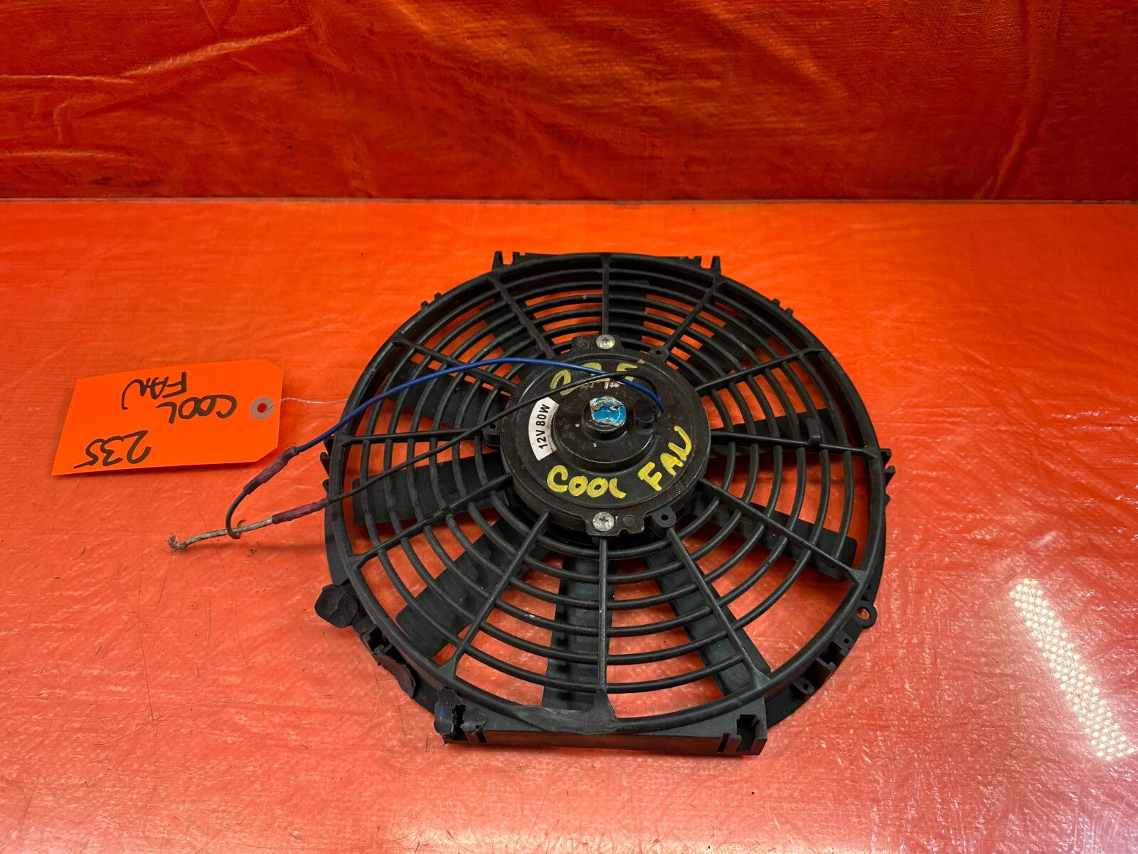 92 95 HONDA CIVIC   10 BLADE SLIM  RADIATOR COOLING FAN   #2350