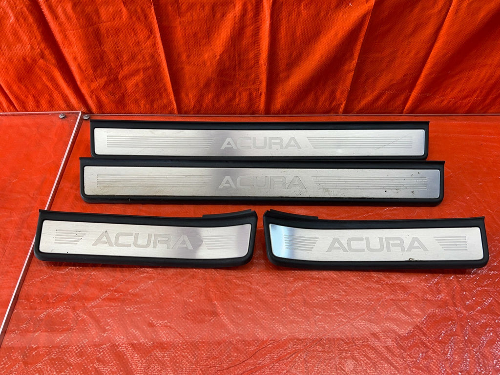 07 08 ACURA TL TYPE S FLOOR PILLAR SCUFF PLATE SET LEFT RIGHT FRONT REAR OEM 1064