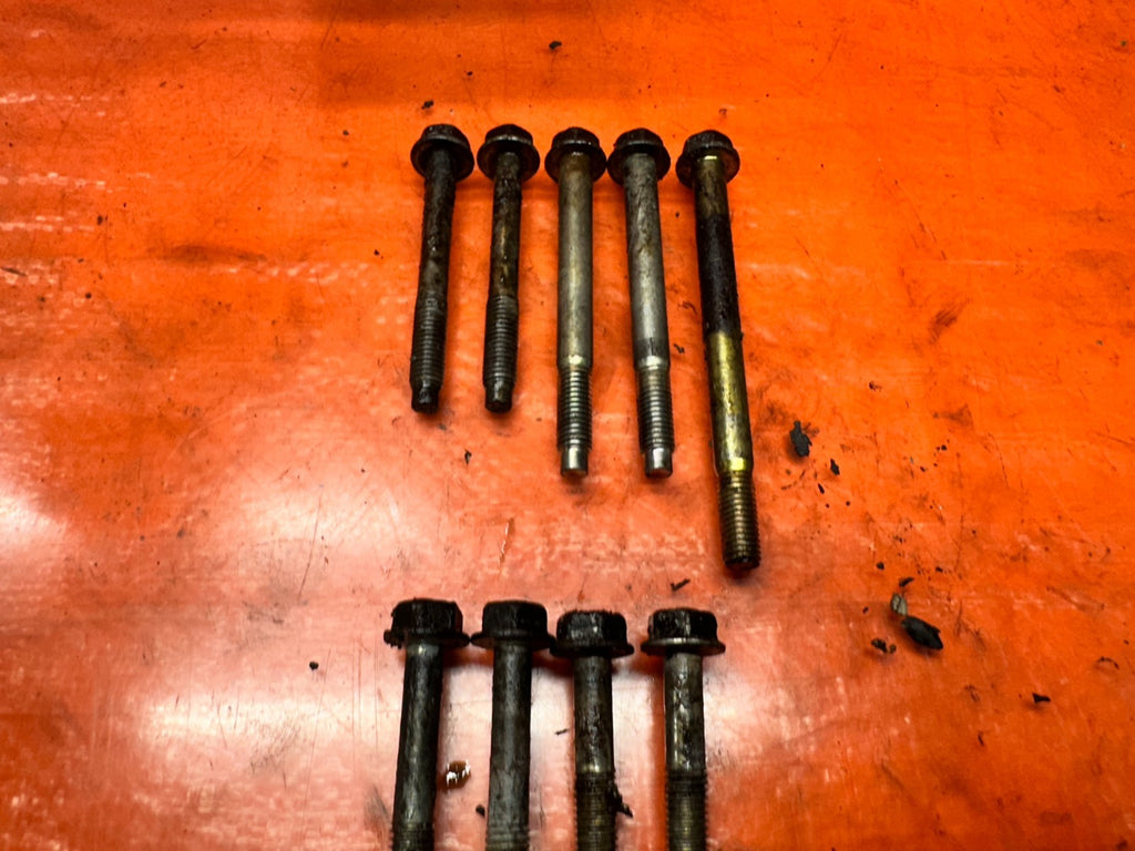 04-08 ACURA TSX 4D 2.4L AC COMPRESSOR ALTERNATOR POWER STEERING PUMP BOLTS #3426