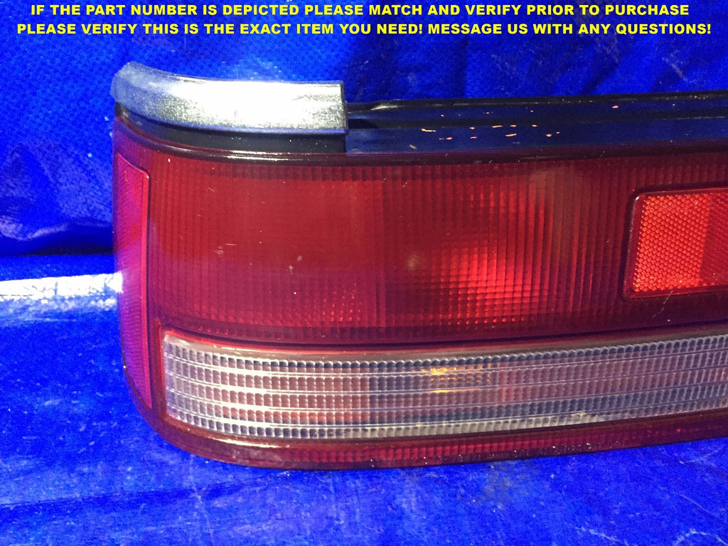 OEM 1988 1989 MAZDA 626 DRIVER LEFT TAIL LIGHT L LH 043 7846 88 89 L LH3