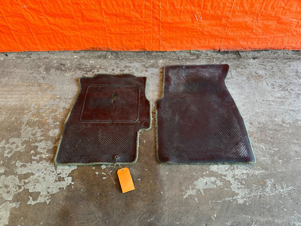 96 00 HONDA CIVIC COUPE   FLOOR MAT SET   LEFT RIGHT FRONT WEAR   OEM #22118