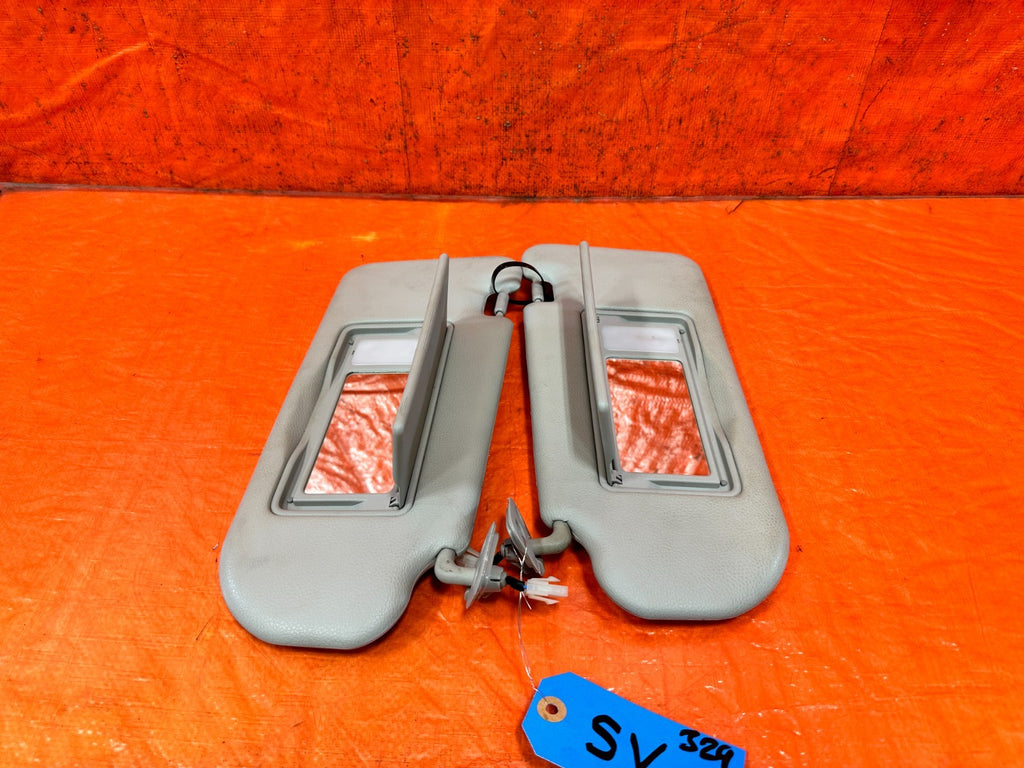 09 15 INFINITI G37 CONVERTIBLE   LEFT AND RIGHT SUN VISORS PAIR SET OEM #3294