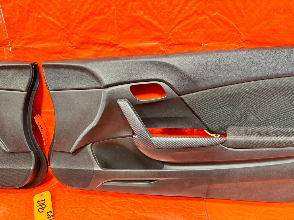 2013 13 HONDA CIVIC SI 2D COUPE   LEFT AND RIGHT DOOR PANELS DOOR PANEL SET #2658