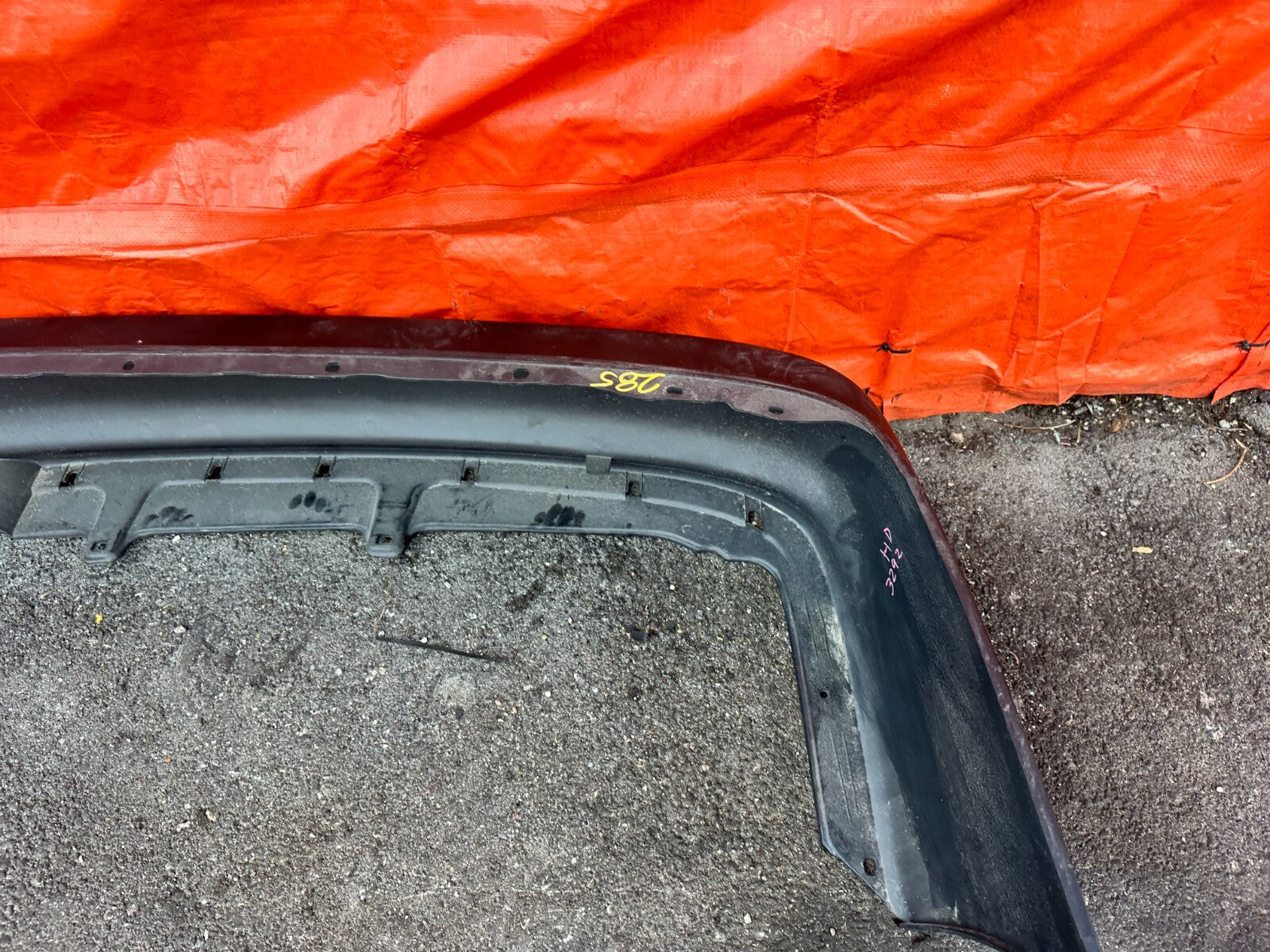 99 00 HONDA CIVIC   COUPE & SEDAN   REAR BUMPER COVER   PRIMER COLOR   OEM #28512