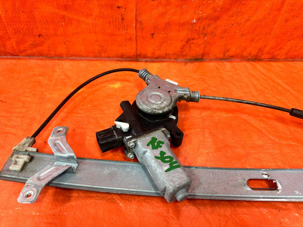 04 08 ACURA TSX   PASSENGER RIGHT FRONT   WINDOW REGULATOR W/ MOTOR   OEM #3042