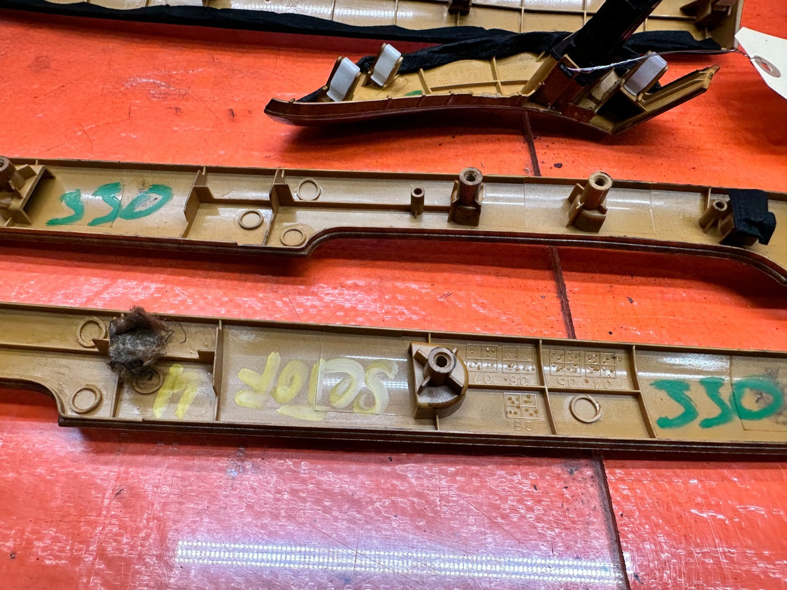04 08 ACURA TSX 2.4L INTERIOR WOOD GRAIN DASH DOOR TRIM SET OEM #3309