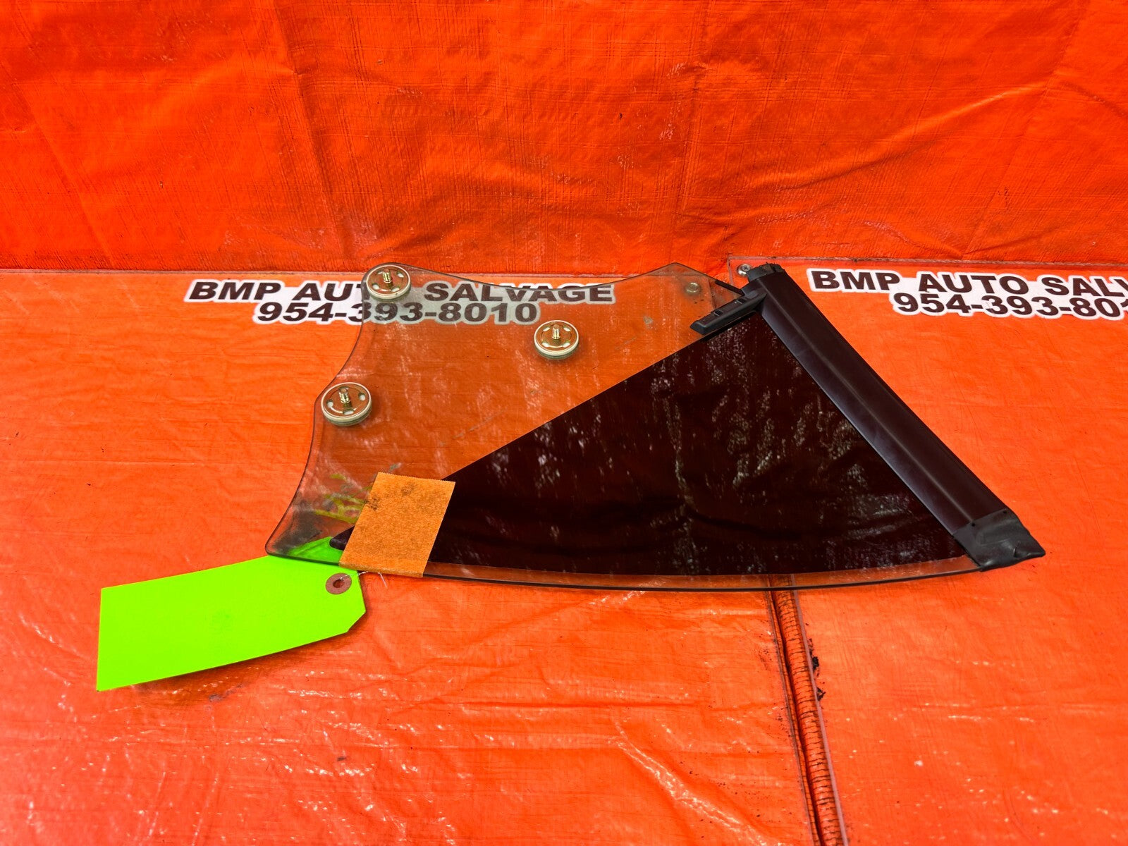 02 10 LEXUS SC430   PASSENGER RIGHT REAR   DOOR GLASS WINDOW   OEM FACTORY #2617