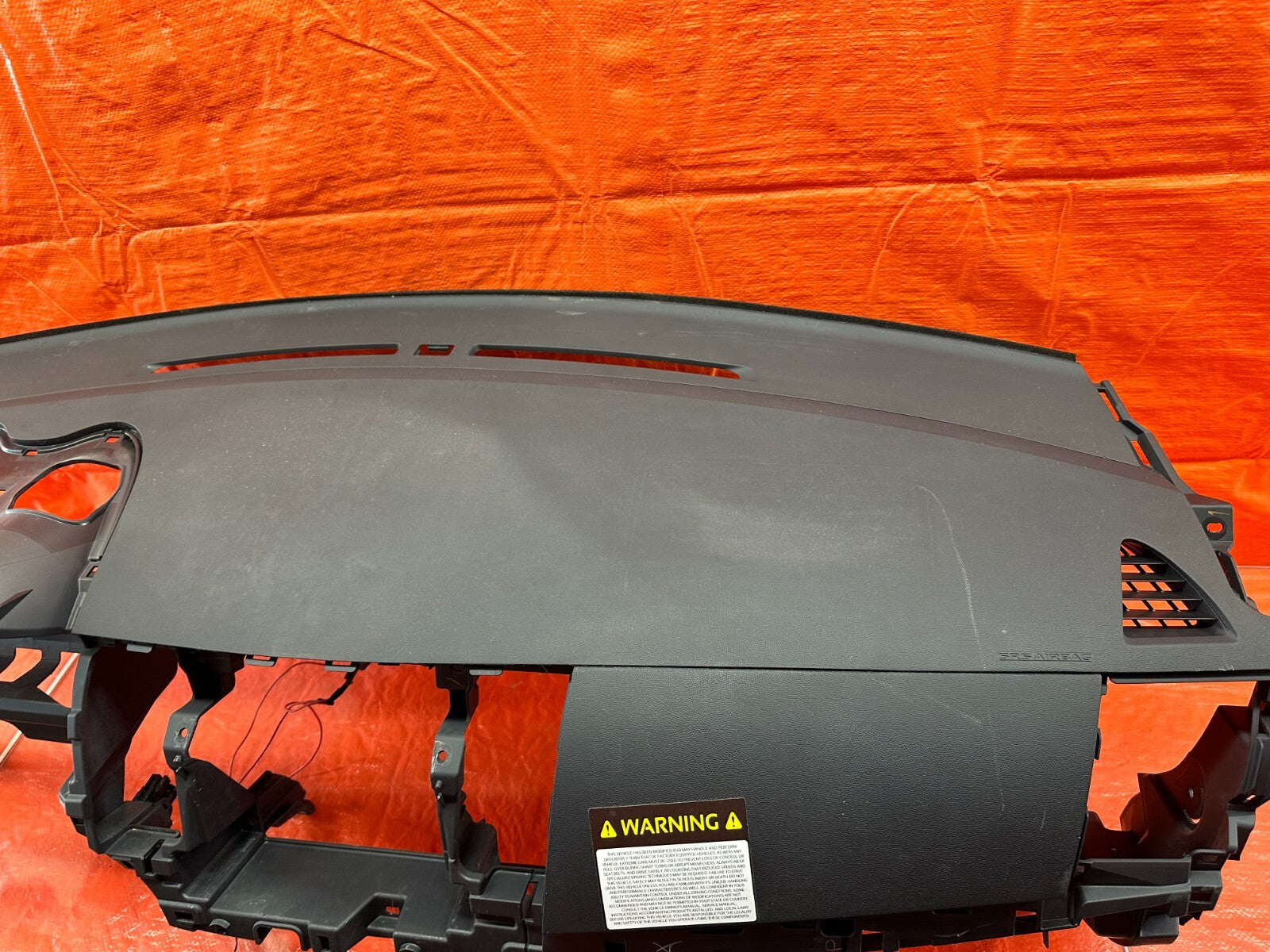 08 15 LANCER EVOLUTION X EVO 10   DASHBOARD DASH BOARD PANEL W/ BEZEL TRIMS #2178